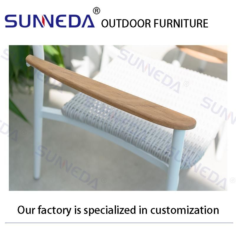 Outdoor Garden Furniture Sets Modern Dining Patio Sun Aluminum Chair Sets