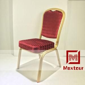 Luxury High Qualidy Modern Aluminum Stackable Hotel Dining Chair
