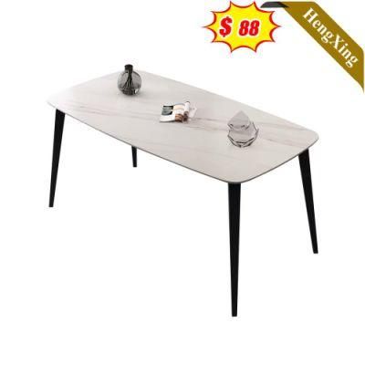 New Style Modern White Marble Durable Home Furniture Dining Table Set