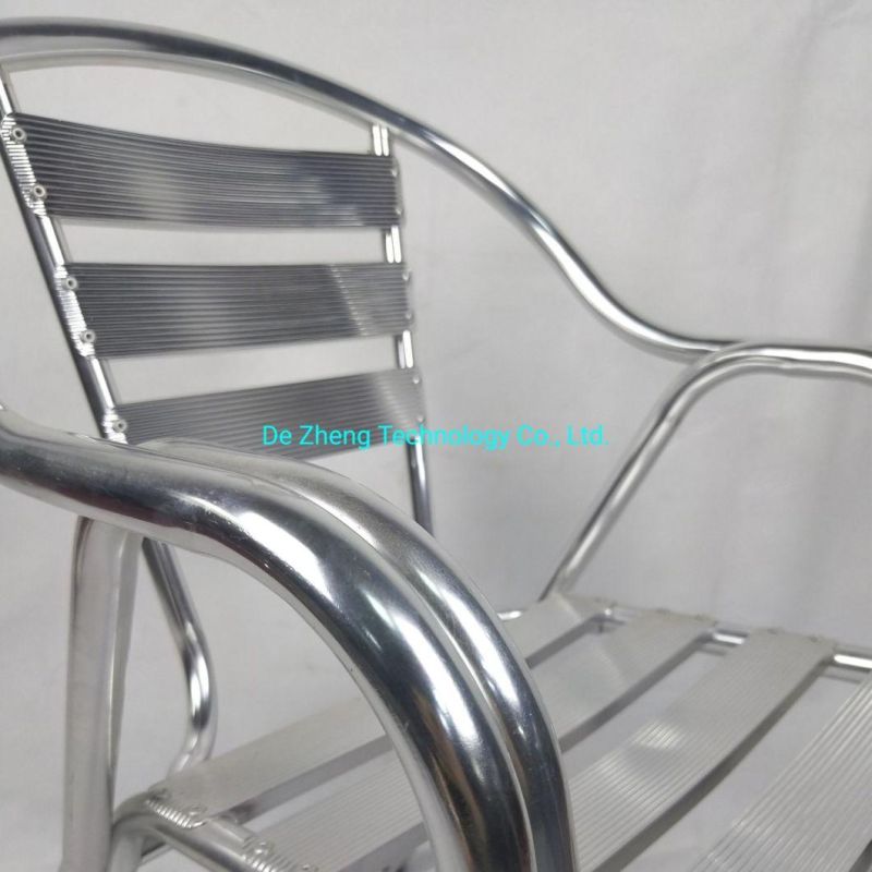 Hot Sale Patio Wholesale Bistro Chair Outdoor Cafe Aluminum Hotel Patio Modern Dining Furniture
