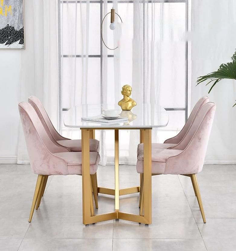 Italian Modern Minimalist Slate Table Simple Family Dining Table