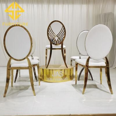 Wholesale New Desig Event Golden Stainless Steel Wedding Chair