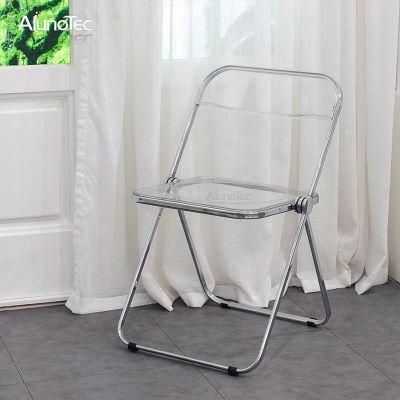 Wholesale Quality Clear Plastic Chair Metal Folding as Dining Chairs