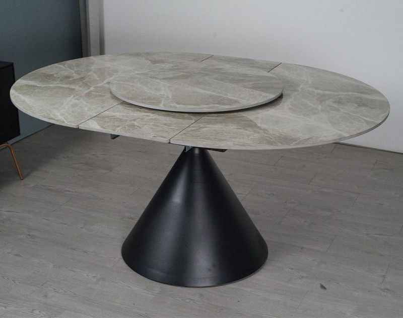 Factory Modern Restaurant Home Dinner Kitchen Furniture Marble Dining Table Furnitures Luxury Extendable Dining Table