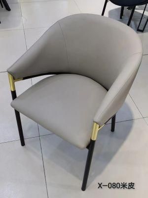 Hot Selling Modern Home Furniture Dining Room Chair Middle Back Stainless Steel Restaurant Dining Chairs