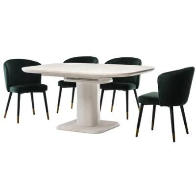 Hot Selling Elegant Luxury French Modern Dining Table Rectangle