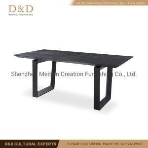 Solid Wood Dining Table with Wood Leg &#160; for Home Use