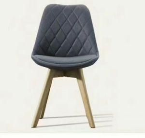 Dining Chaie fabric Seat Metal Legs