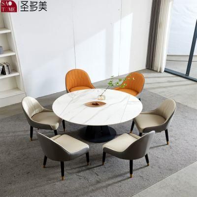 Modern Living Room Furniture Sets Luxury Extension Dining Table
