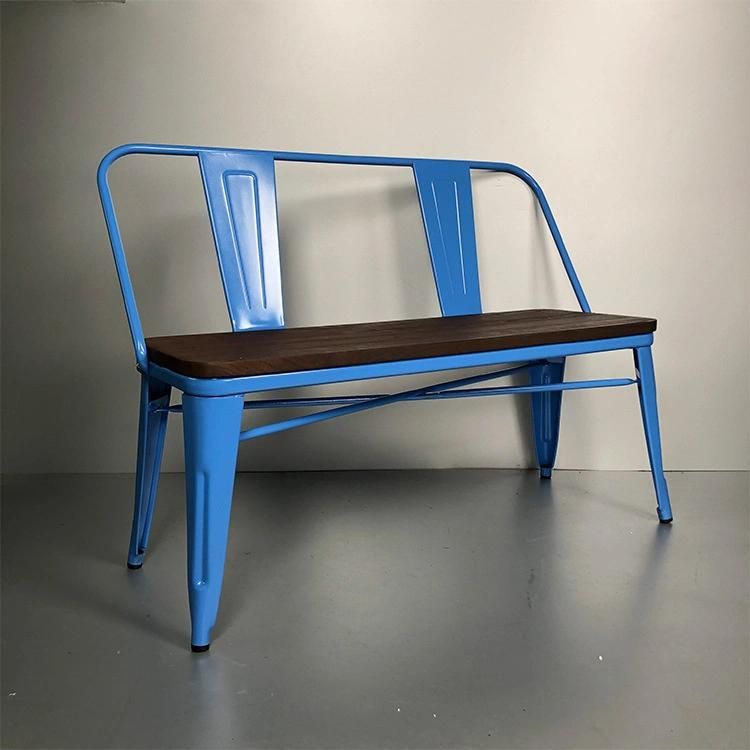 Hebei Bazhou Manufacturer Backrest Outdoor Double Chair