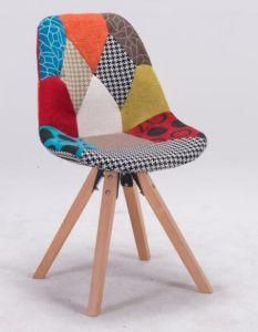 PP Fabric Morden Wooden Dining Chair