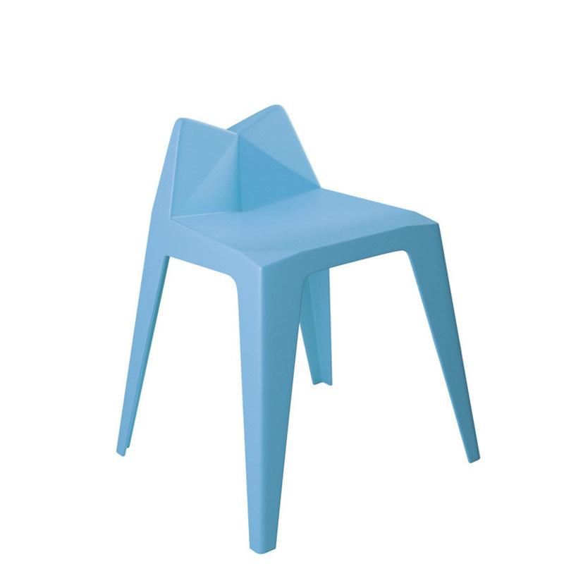 Modern High Back Armless Restaurant Banquet Hotel Dining Plastic Chair