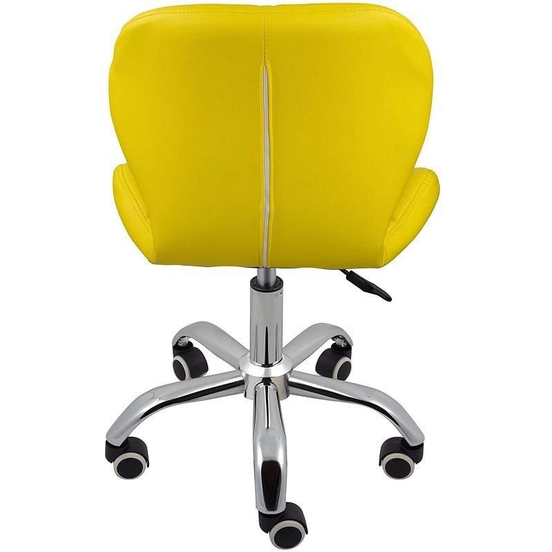 Removable with Pulley Business Rice White Swivel Lounge Chair