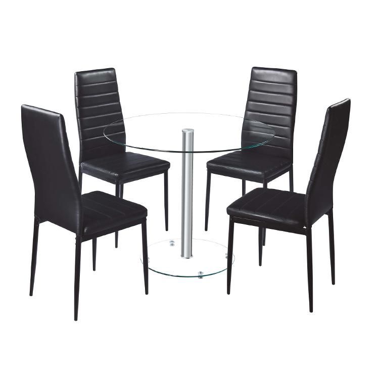 Wholesale Customized Modern Indoor Banquet Table Round Glass Restaurant Table