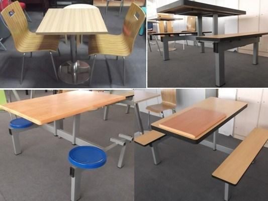 Hot Sale Restaurant Table and Chair with Four Seats for Sale
