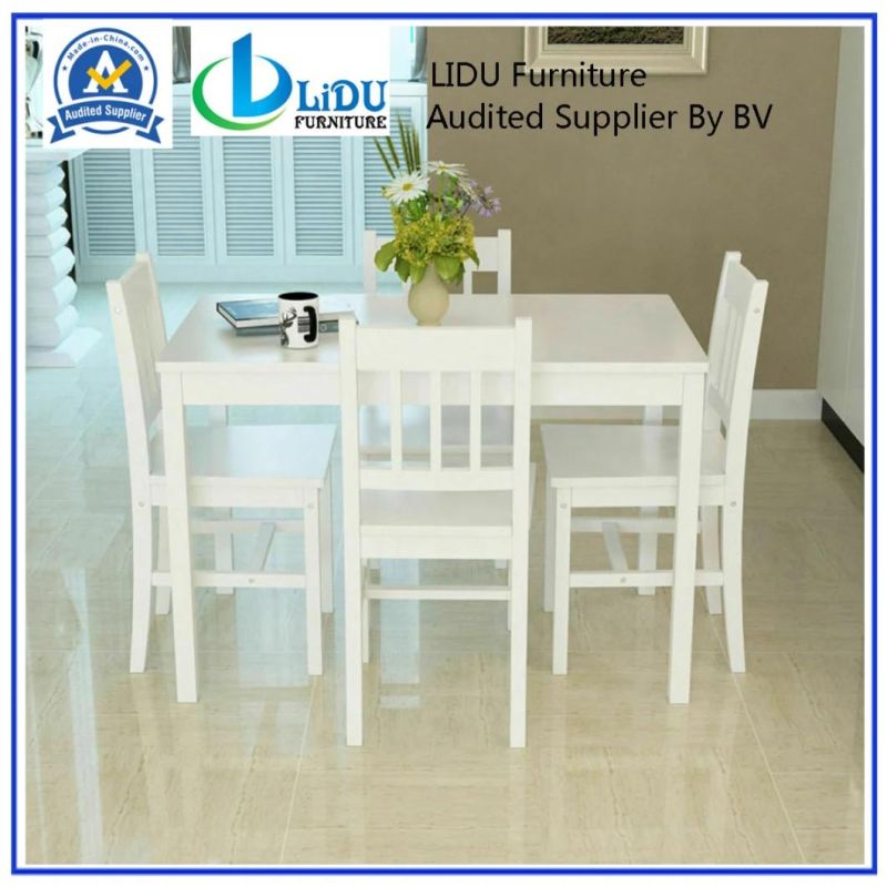 High Dining Wooden Restaurant Chairs and Tables Sale Used for Restaurants Dining Set Pure Solid Wood Furniture
