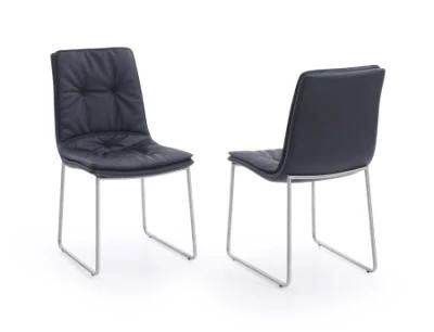 Dining Room Sets Stainless Steel Cushion Office PU Dining Chair