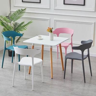 Factory Directly Sale Training Conference Modern Design Plastic Wood Scandinavian Designs Furniture Dining Chair Suppliers