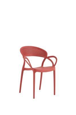 Wholesale Cheap Leisure PP Plastic Outdoor Armless Dining Plastic Chairs