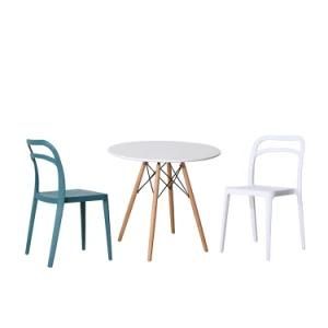 Modern Outdoor Furniture Simple Style PP Durable Material Outdoor Dining Chair