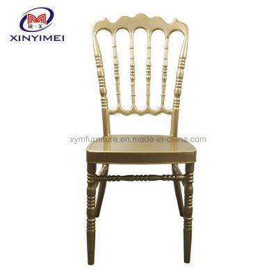 Discount Cheap Used Gold Metal Napoleon Chair for Dining