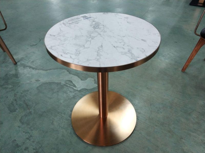 Modern Table with White Marble Top Cheap Wooden Table Top