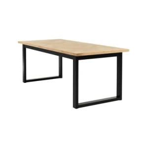 High Quality MDF with Paper Wholesale Modern Dining Room Dining Table