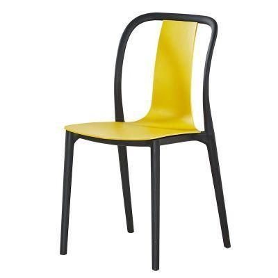 China Manufacture Italian Design PP Chairs Plastic Garden Polypropylene Plastic Chair Stackable Plastic Chair