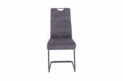 Modern Style Restaurant Dining Chair Dining Chair Metal Leg Velvet Fabric