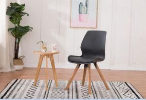 PP Plastic Modern Wooden Dining Chair