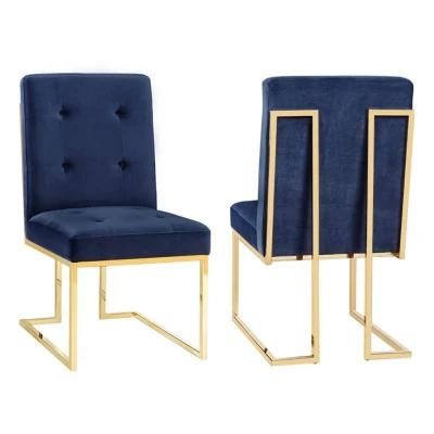 Single Sofa Golden Metal Frame Accent Chair for Hotel