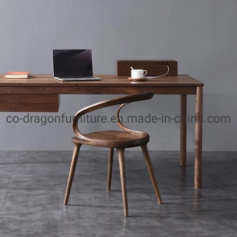 Modern Fashion Dining Furniture Solid Wood Dining Chair with Arm