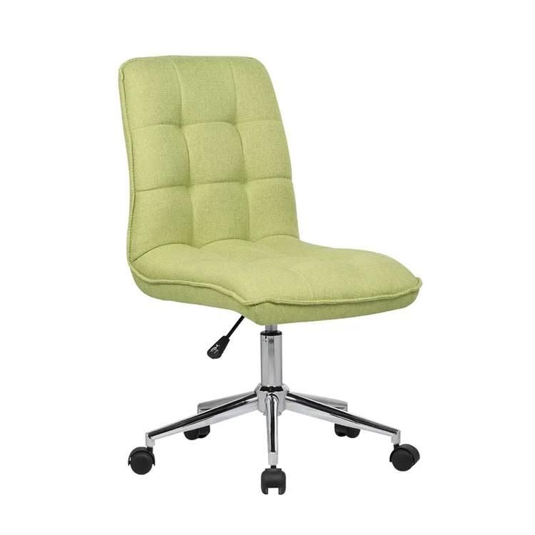 Factory Wholesale Modern Industrial Office Furniture Indoor Leisure Nordic Swivel Wheels Grey Fabric Office Chair