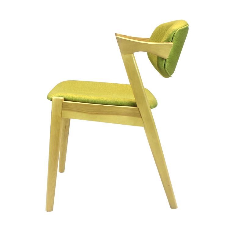 Simple Design with Fabric Upholstered Modern Restaurant Dining Chair