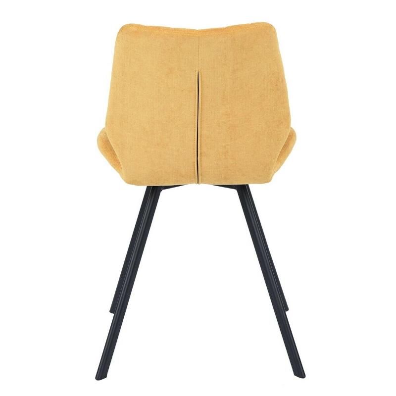 Modern Design Black Metal Leg with Velvet Seat Dining Chair Furniture