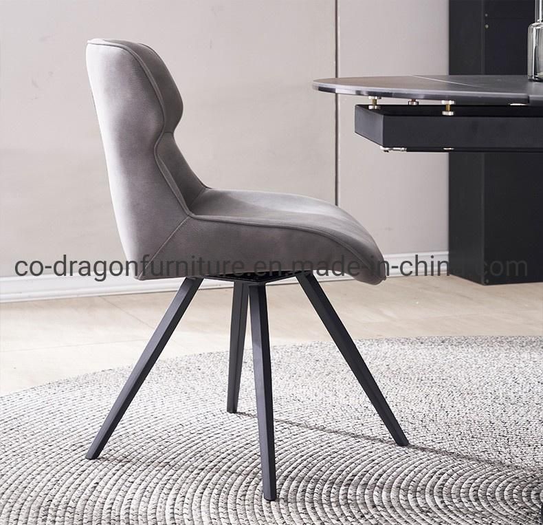 European Style High Quality Luxury Leisure Leather Dining Chair