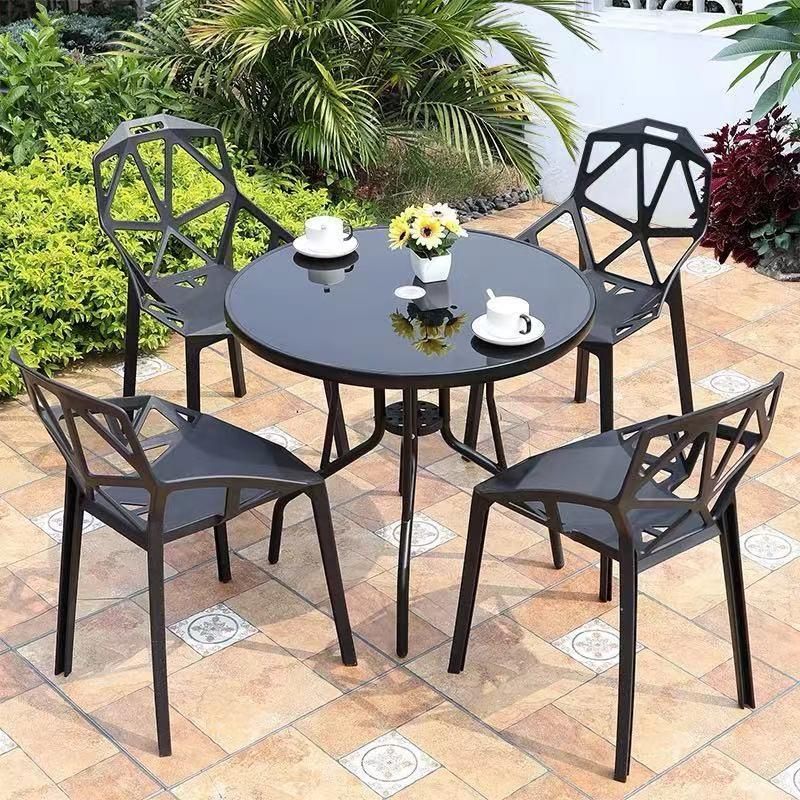 Dining Table Folding Mobile Round Folding Tables for Parties Dinner Folding Coffee Table