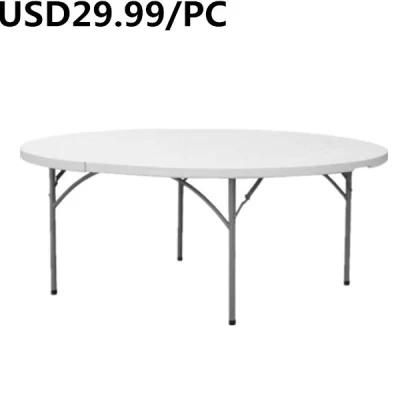 Popular Newest Plastic Frame Wedding Indoor Home Party Folding Table