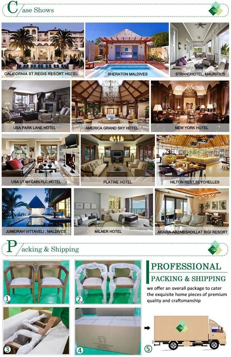 Trade Assurance High-End Customized Wood Round Table for Dining Room