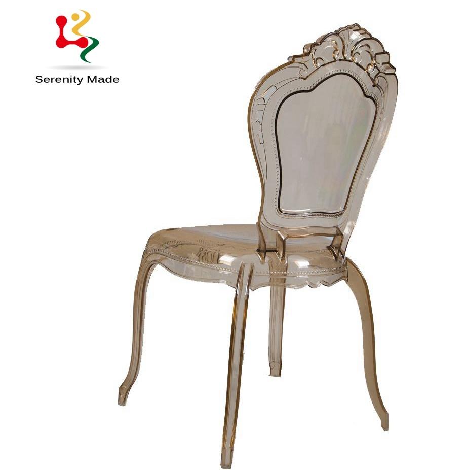 Vintage Style Event Outdoor Furniture Plastic Frame Dining Chairs