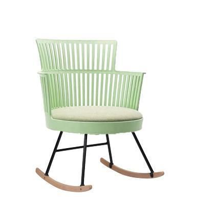 High Quality Plastic Hot Sale Practical Durable Leisure Plastic Fashion Living Room Leisure Rocking Chair