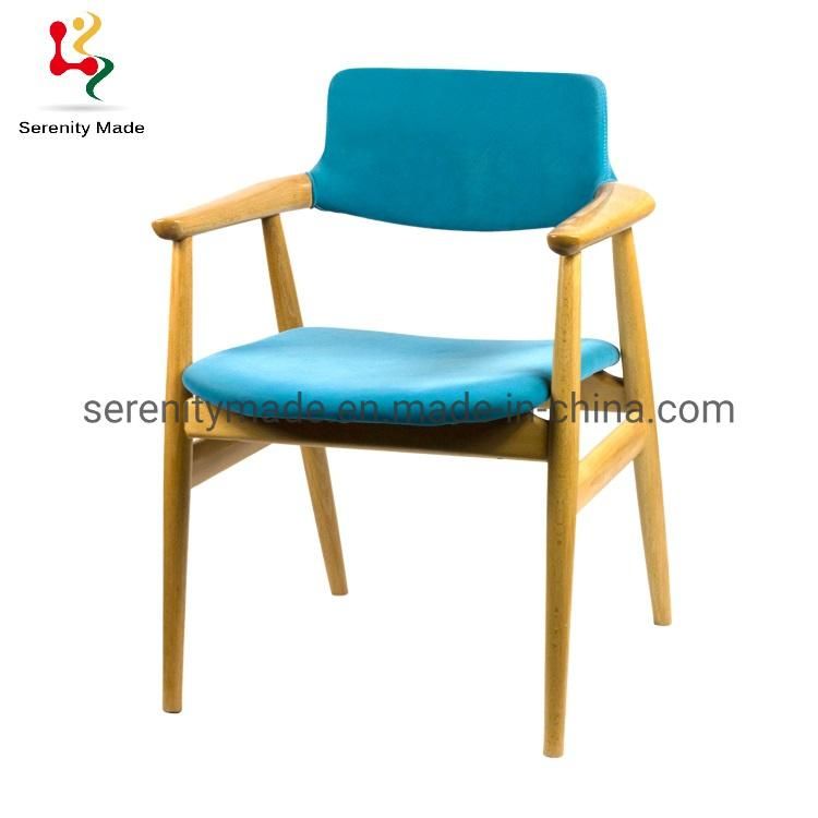 Modern Coffee Shop Chair Ash Wood Dining Chair