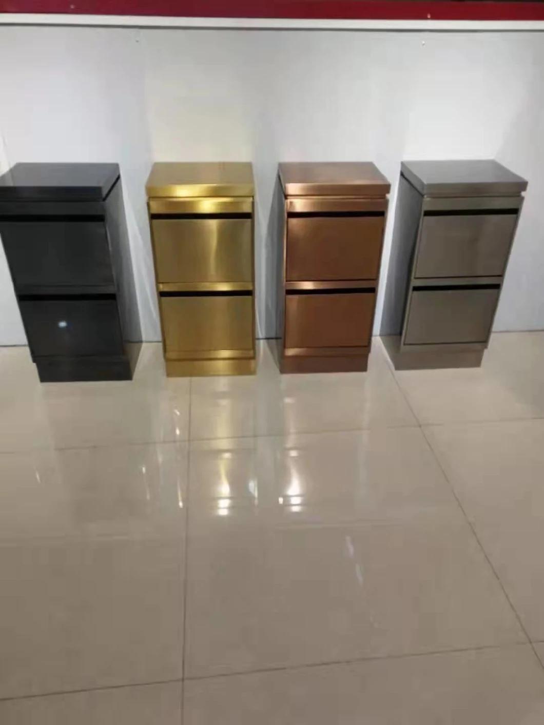 Wholesales Office Furniture Three Drawer Movable Storage Cabinet Steel Metal Filling Cabinet
