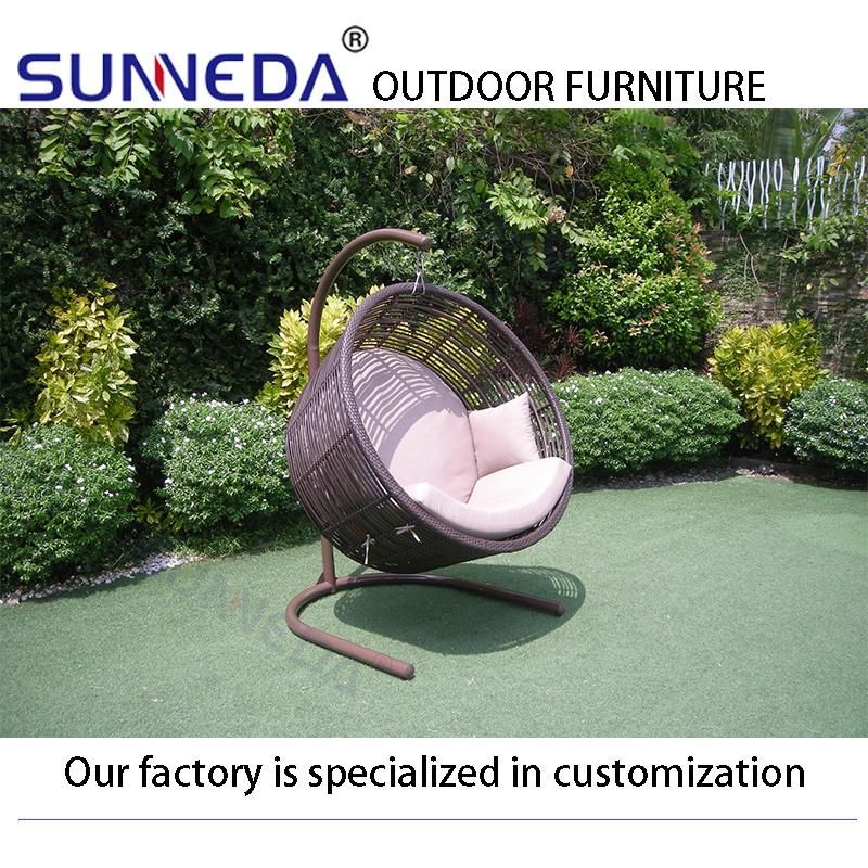 Garden Waterproof Customize Weaving Luxury Wholesale Lounge Wicker Rattan Chair