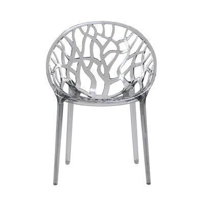 Hotel Cafe Home Wedding Leisure Transparent Crystal PC Plastic Chair