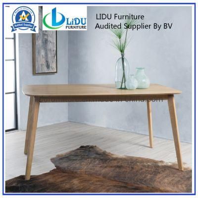 Restaurant Furniture Wood Rectangle Dining Table Fashion Design/Hot Sale Promotion Wooden Dining Table Designs