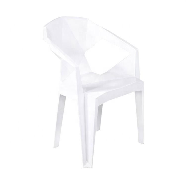 Cheap Plastic Chair for Garden Stackable Outdoor Chair PP Leisure Dining Chair Without Arm