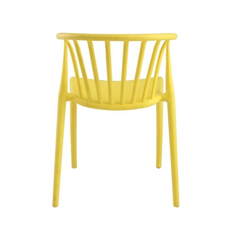 Heavy Duty Outdoor Plastic Chair UV Resistant PP Plastic Outdoor Chairs