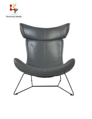 Special Egg Shape for Comfortable Rest PU or Leather Material Leisure Lounge Chair
