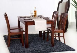 Modern Simple Dining Table Set, Solid Wood Dining Table and Chair